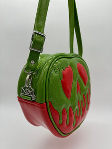 Poison Apple Bag - Lime Glitter and Ruby Red Glitter