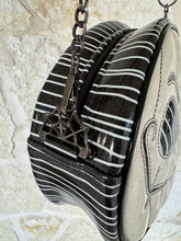 Stripy Cruiser - White & Black Glitter *PRE-ORDER