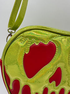 Poison Apple Bag - Allante Red and Lime Fine Glitter Holo