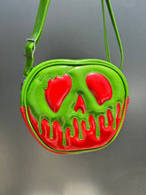 Poison Apple Bag - Lime Glitter and Ruby Red Glitter