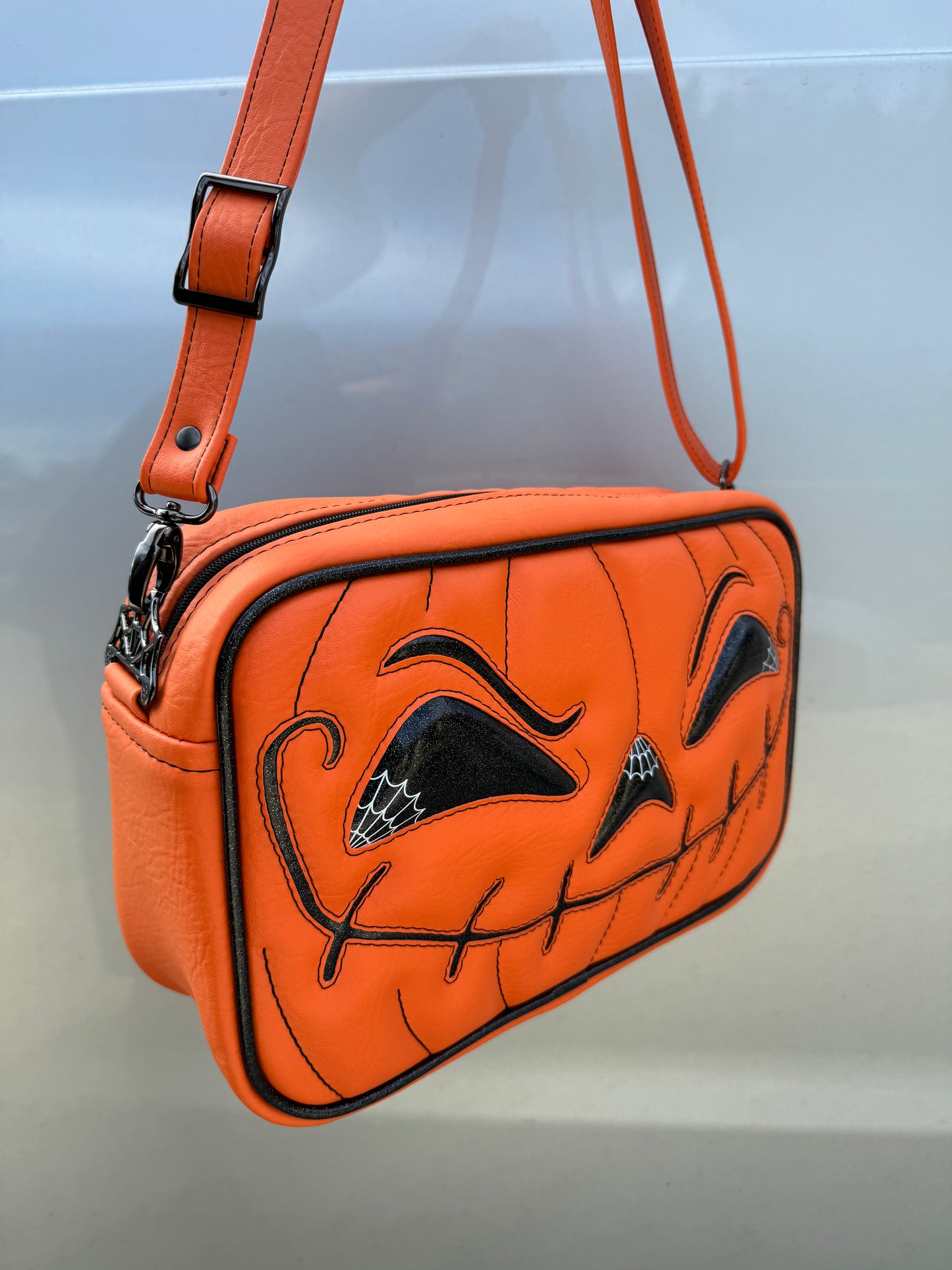 Angry Boxer - Matte Orange, Black Glitter *PRE-ORDER