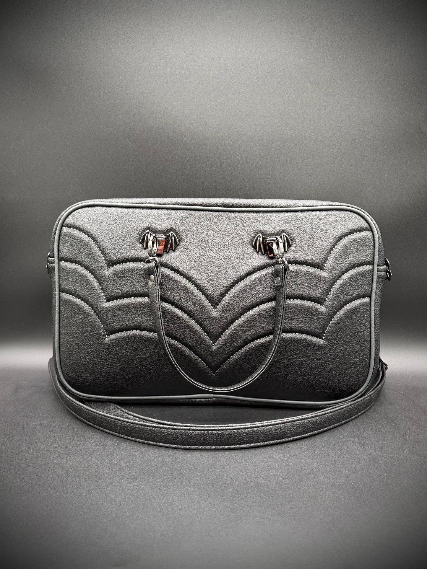Large Laptop or Weekender Bag - Black Symphony