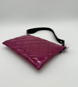 Hip Pack - Orchid Glitter Vinyl With Diamond Stitch *IN-STOCK*