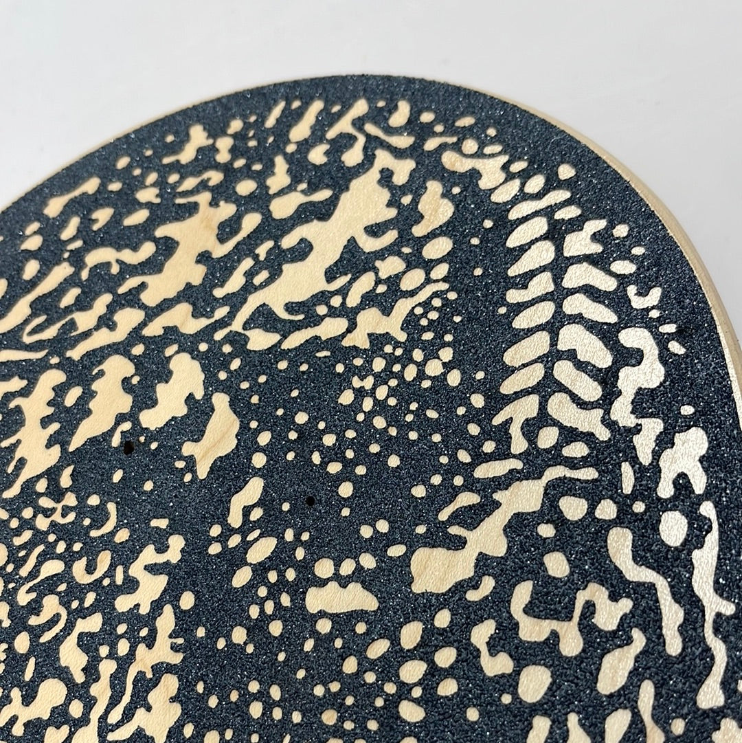 McGill Snakeskin Grip Tape - For Bottlenose Deck with Dragon Top Graphic