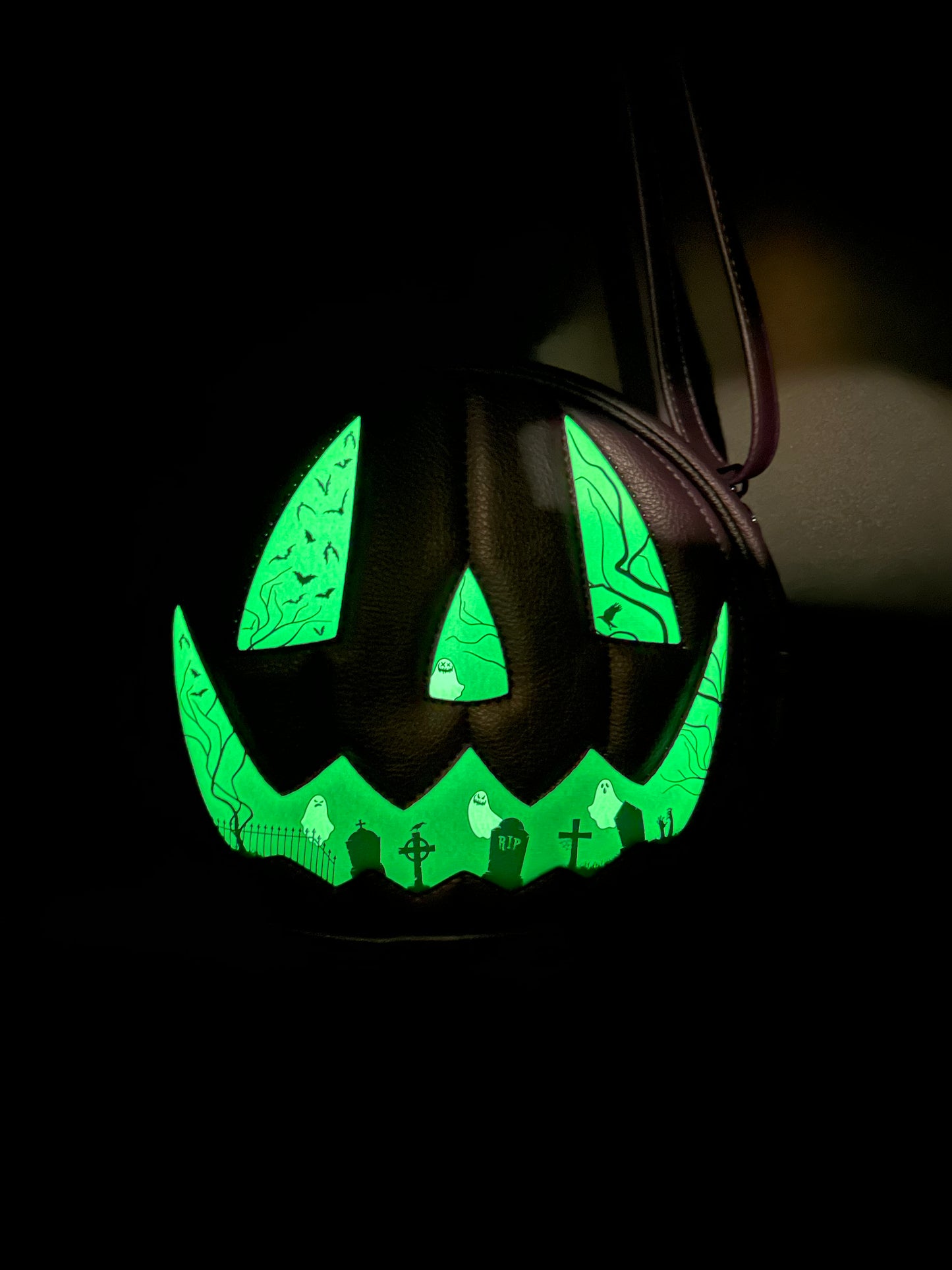 Graveyard Grin MID Cruiser - Plum Symphony Vinyl & Glow-In-The-Dark Vinyl