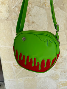 Poison Apple Bag - Matte Lime and Matte Allante Red