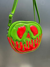 Poison Apple Bag - Lime Glitter and Ruby Red Glitter