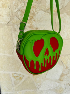 Poison Apple Bag - Matte Lime and Matte Allante Red