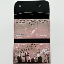 TALLER Graveyard Wallet - WITH GHOSTS - Pale Pink Glitter