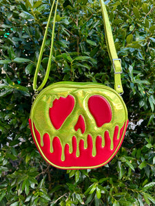 Poison Apple Bag - Allante Red and Lime Fine Glitter Holo