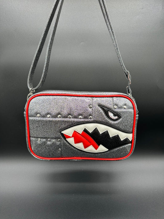 Silver Bomber Shark Boxer Bag