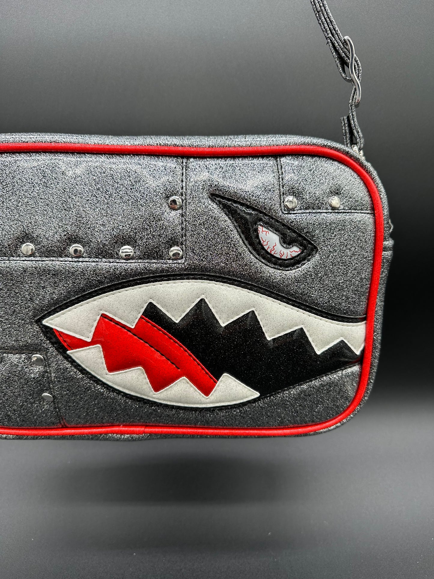 Silver Bomber Shark Boxer Bag
