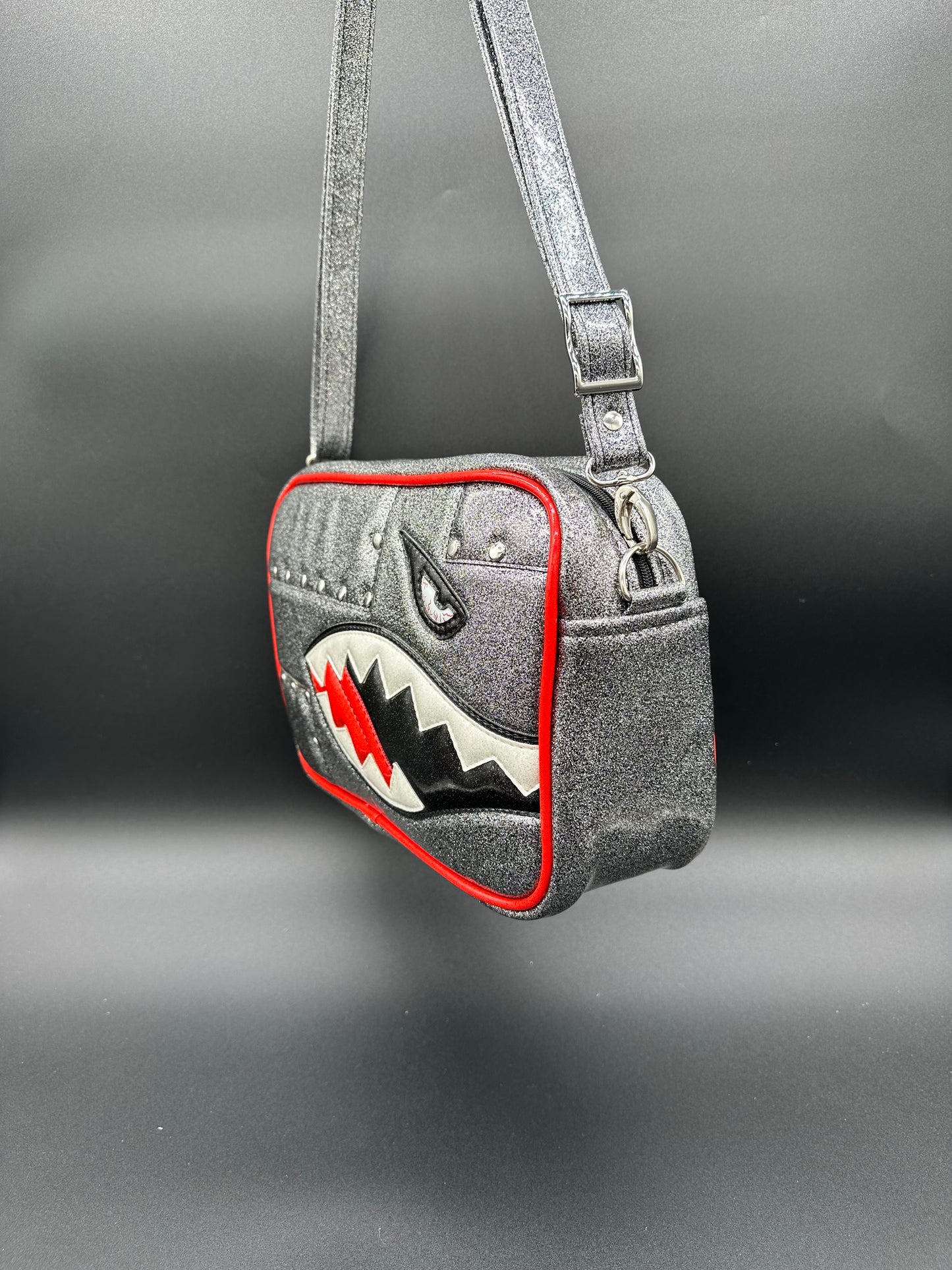 Silver Bomber Shark Boxer Bag