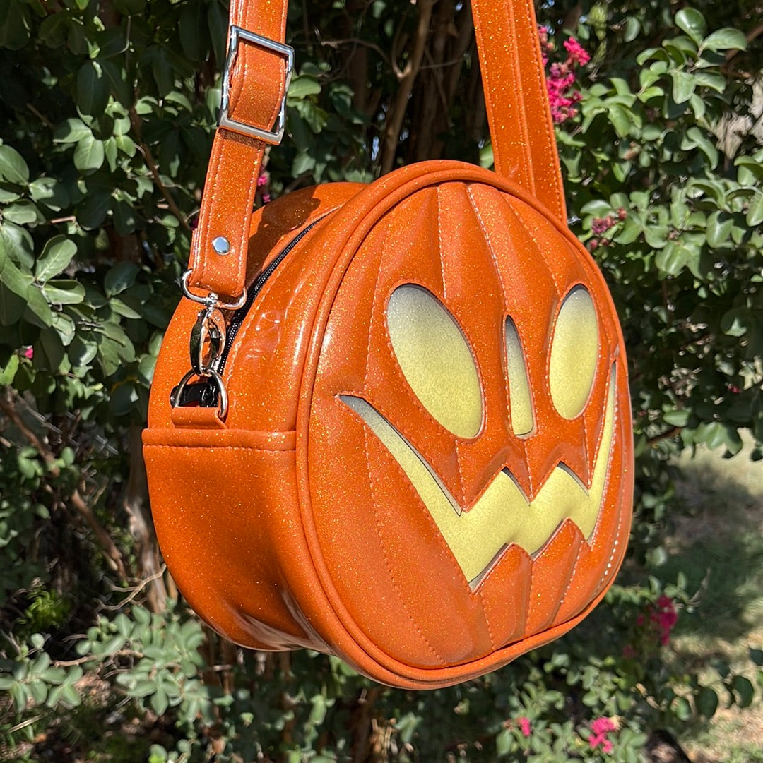 The Jackie Pumpkin - Orange Glitter *IN-STOCK