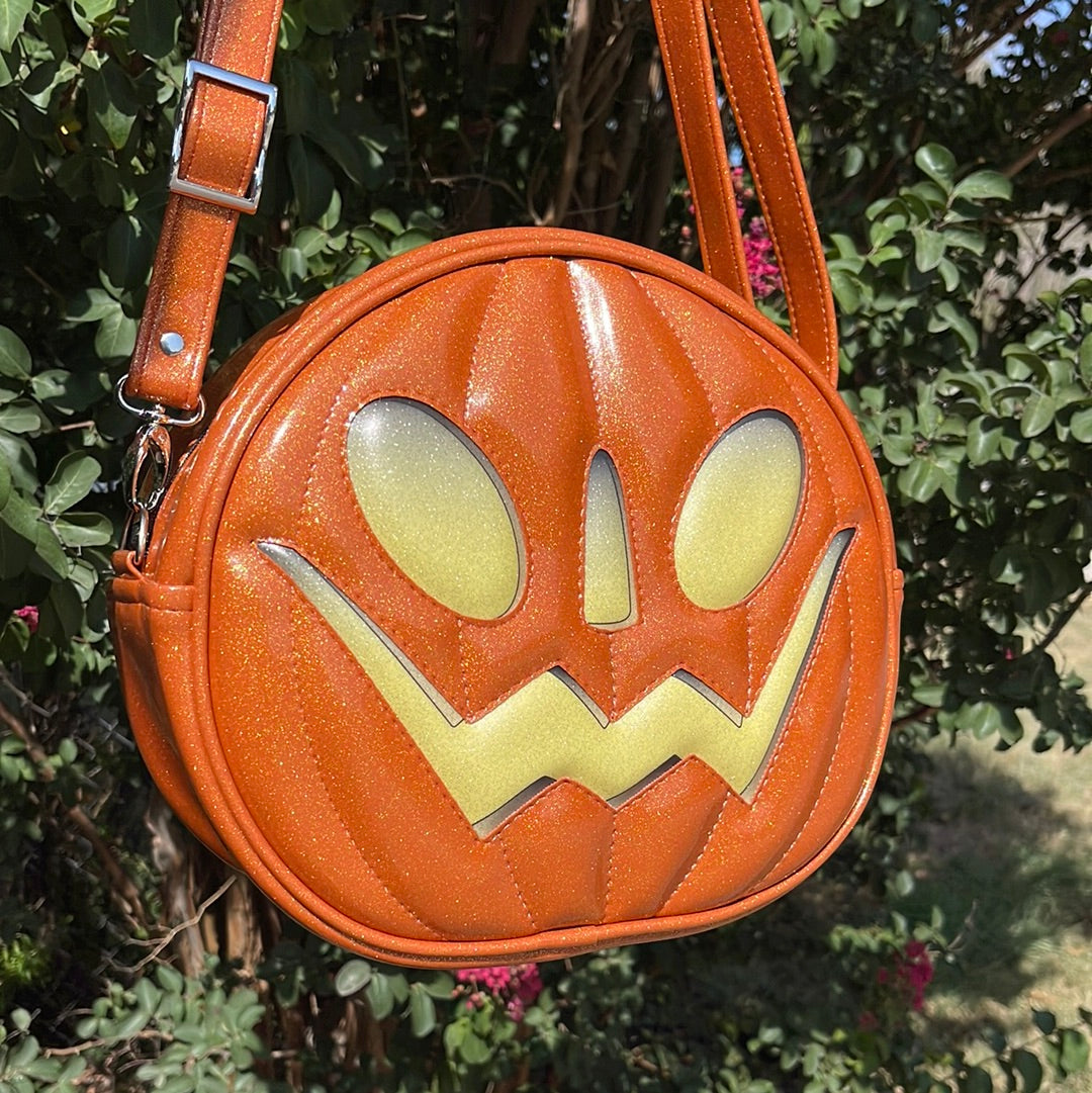 The Jackie Pumpkin - Orange Glitter *IN-STOCK