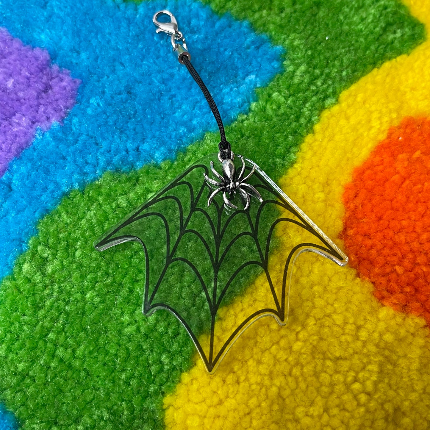 Spider Web Charm