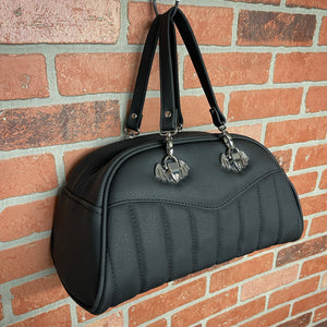 NOIR Minx - Vaquero Matte Black with Pleats *PRE-ORDER