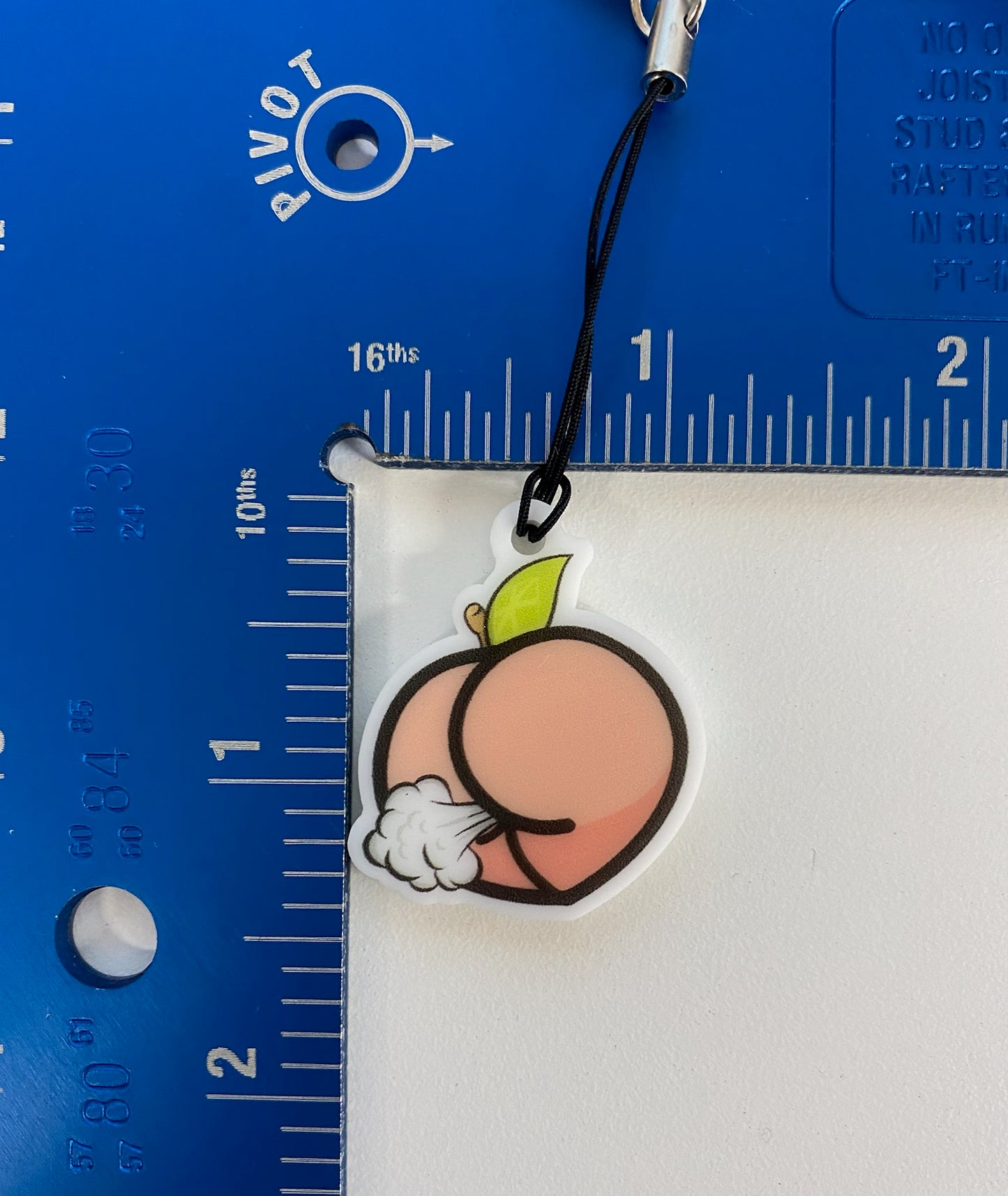 Peach Poot Charm