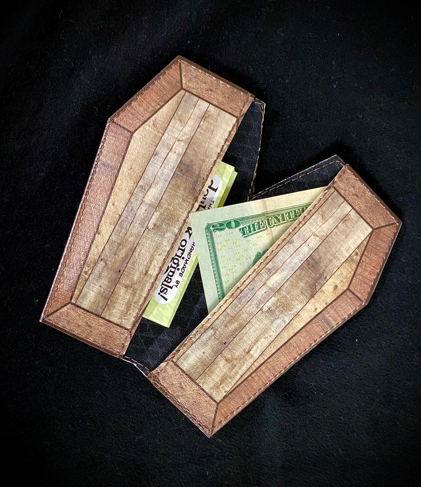 Coffin Card Holder-Bat