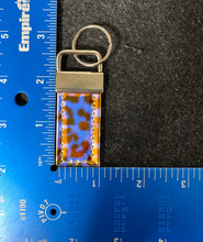 Purple Leopard Holo Keychain 2.5"