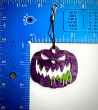 Mean Face Ooze Charm (Purple & Lime)