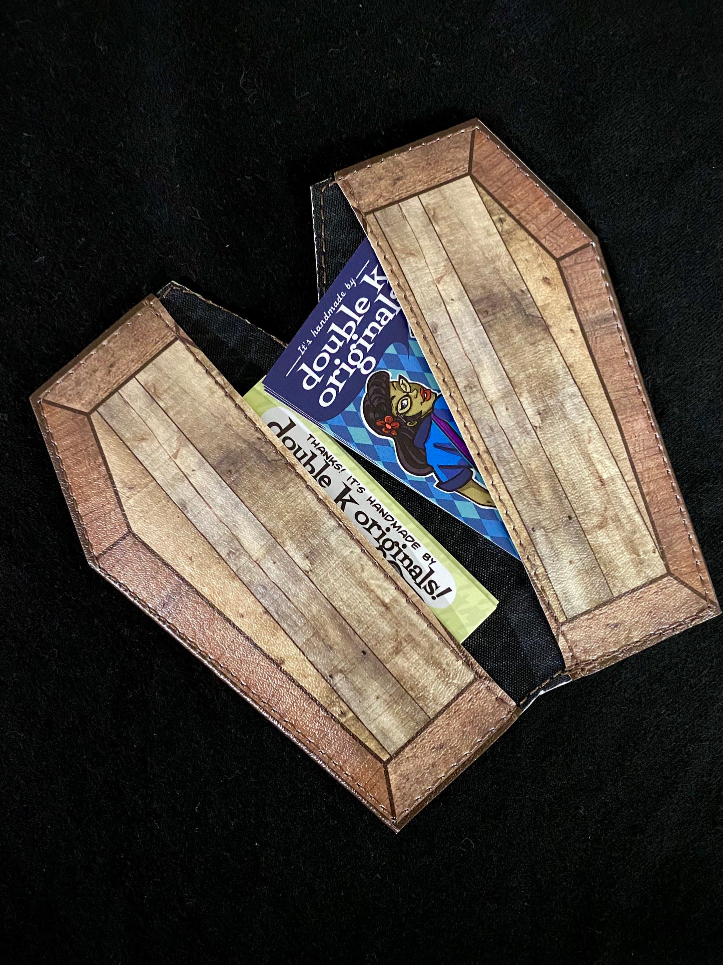 Coffin Card Holder-Bat