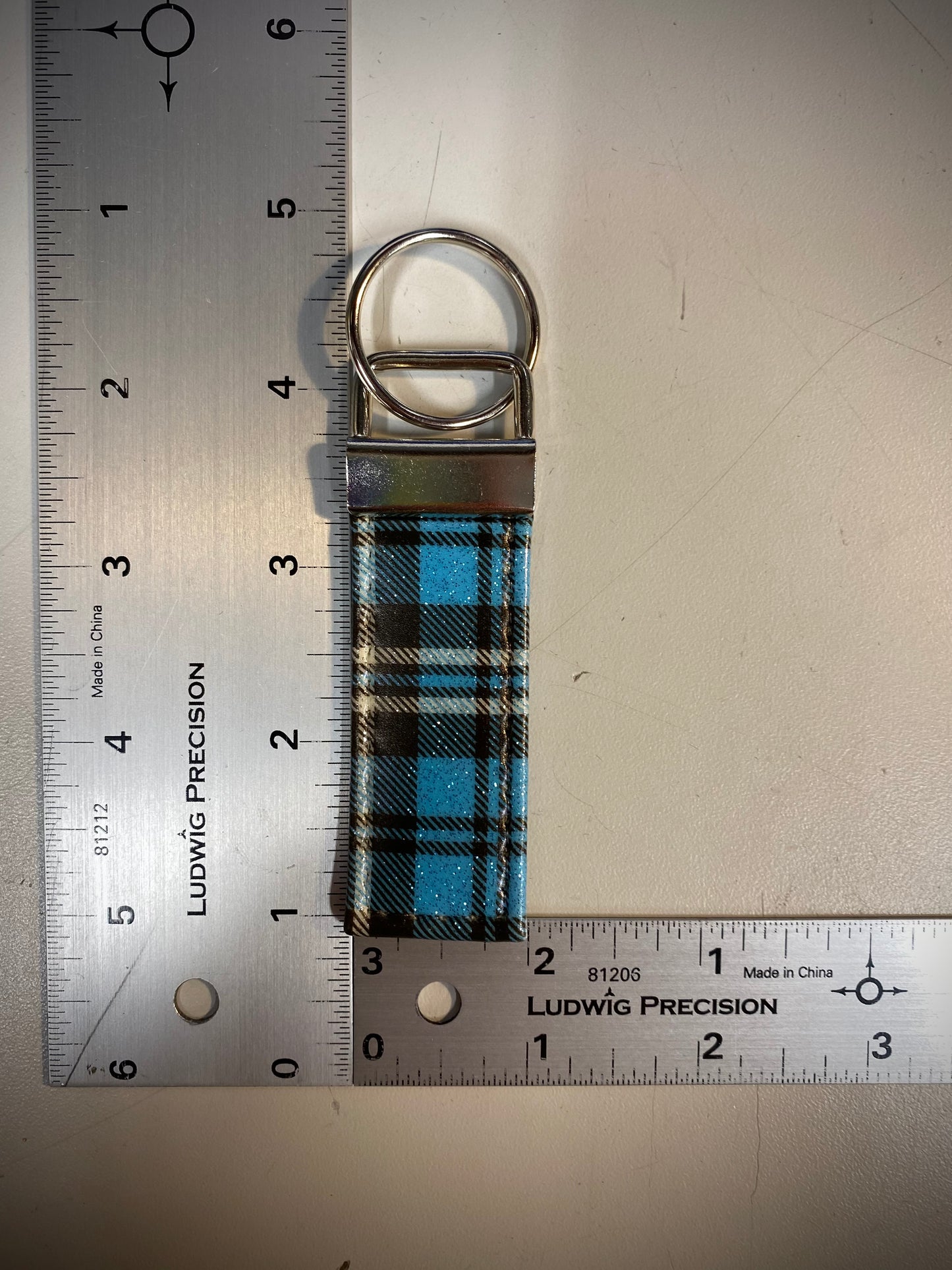 Keychain-Sky Plaid