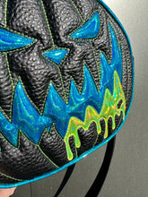 Mean Face Ooze - Boca Black with Turquoise Glitter Holo & Lime Holo *PRE-ORDER