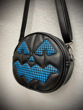 Blue Houndstooth Spooky Face Cruiser Bag *PRE-ORDER
