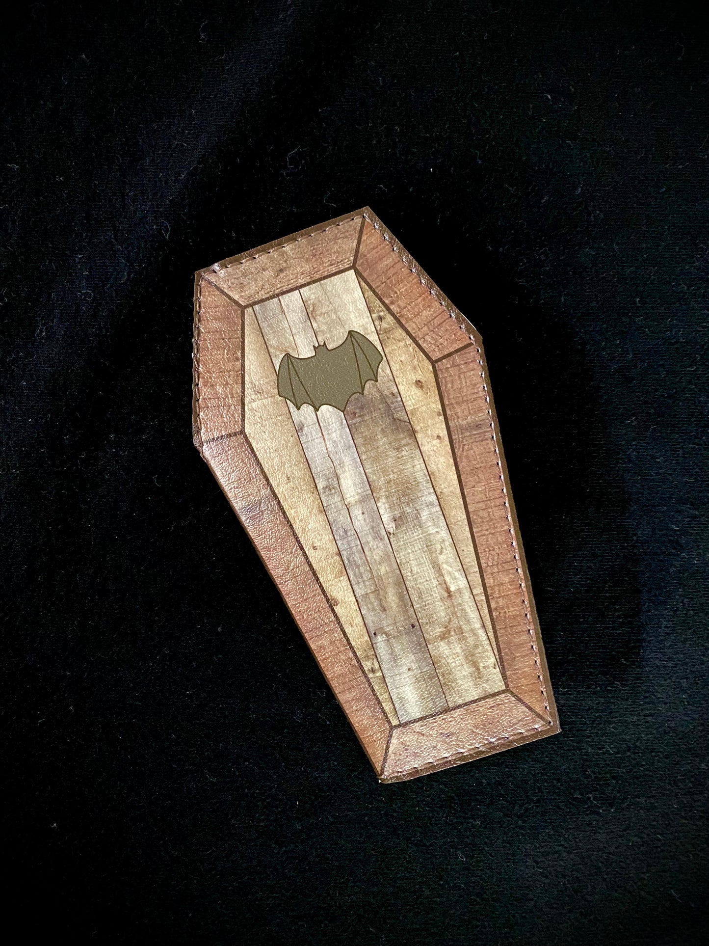 Coffin Card Holder-Bat